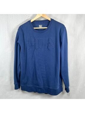 FILA Crew Neck Sweater Pullover Boy's Size XL Blue